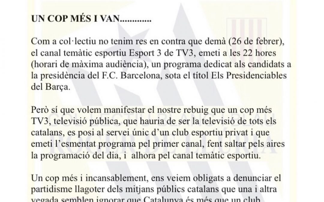 Un cop més i van………….